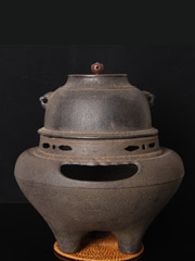 风炉茶釜套组-日本茶道-主营日本铁壶|日本老铁壶|日本南部铁壶|日本 