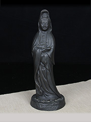 日本佛像 铸铜 观世音 面相非常好 包浆厚