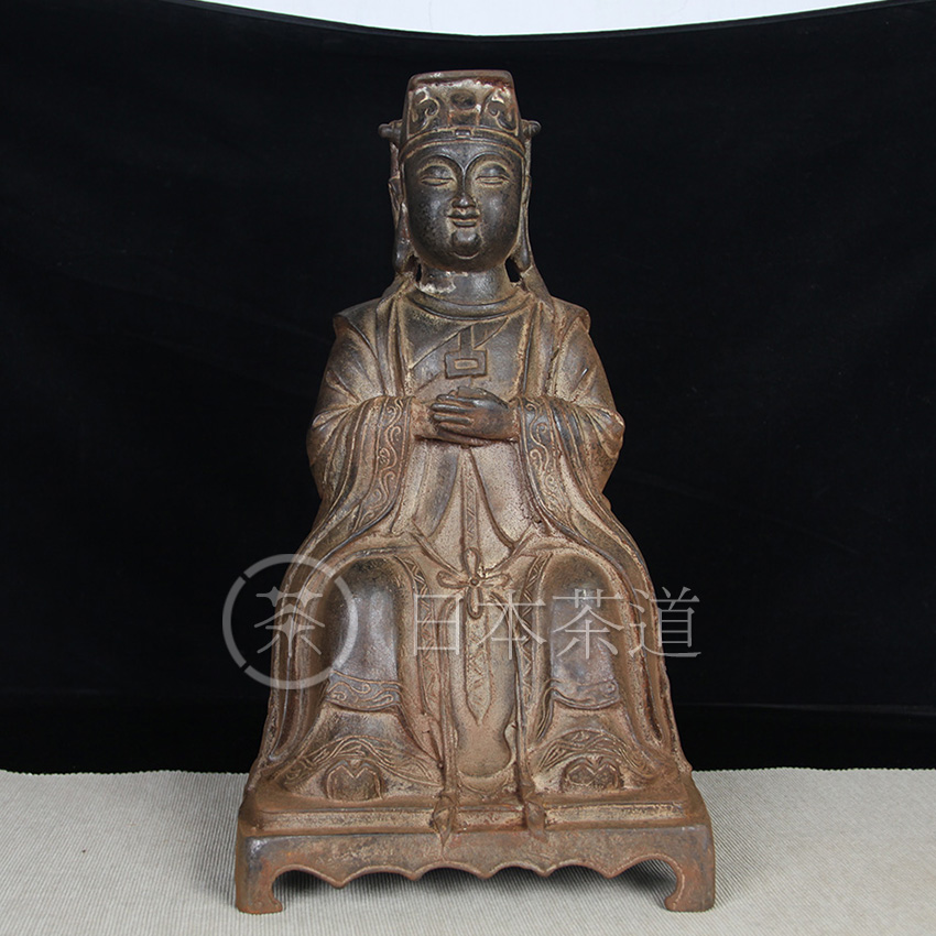 日本佛像 铸铁工艺 重量足 稳固 面容慈祥 道教佛像
