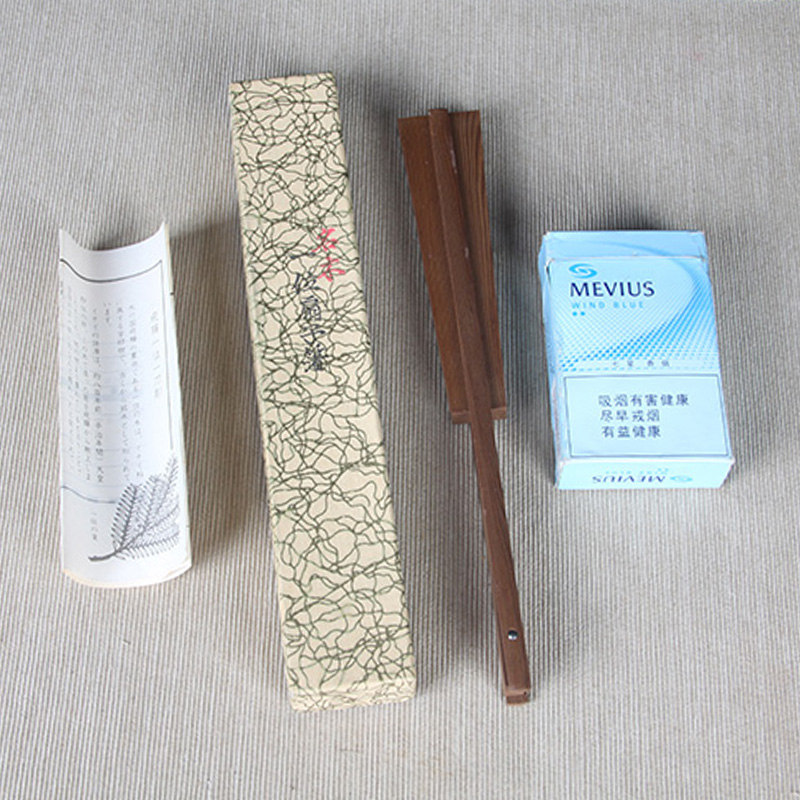 日本茶器 日本木制扇子型筷子 日本名家制作，扇子型，设计精妙，带原装供箱证书