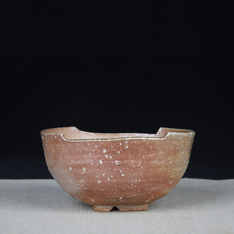 日本抹茶碗 日本备前烧抹茶碗 器型独特，性价比高
