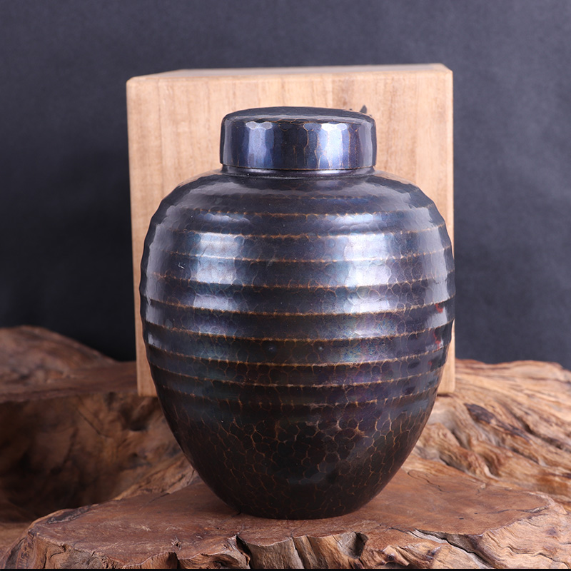 日本茶叶罐-日本茶道-主营日本铁壶|日本老铁壶|日本南部铁壶|日本香炉|日本杯托|日本火钵|日本花器|日本茶釜